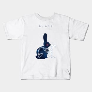 Skeleton Bunny Kids T-Shirt